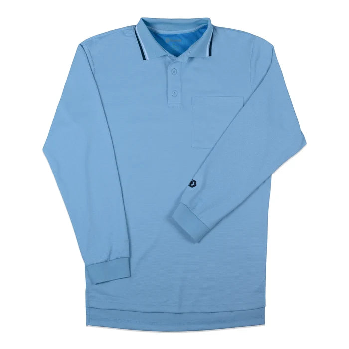 Davis BFX Traditional LS Powder Blue Umpire Shirt