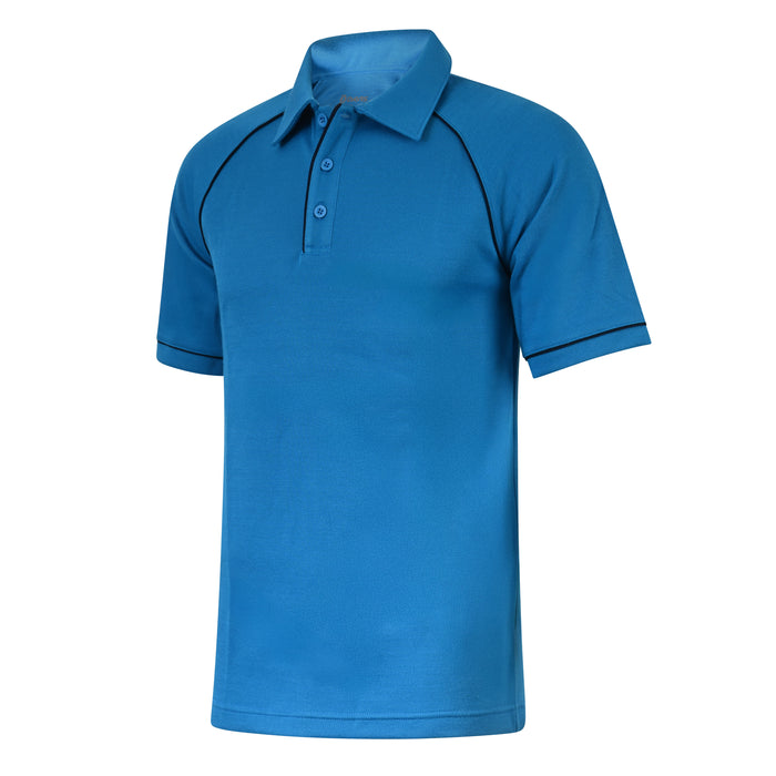 Davis C3 Bright Blue Raglan Sleeve Volleyball Referee Shirt