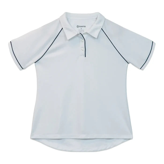 Davis Women's C3 White Raglan Sleeve Volleyball Referee Shirt