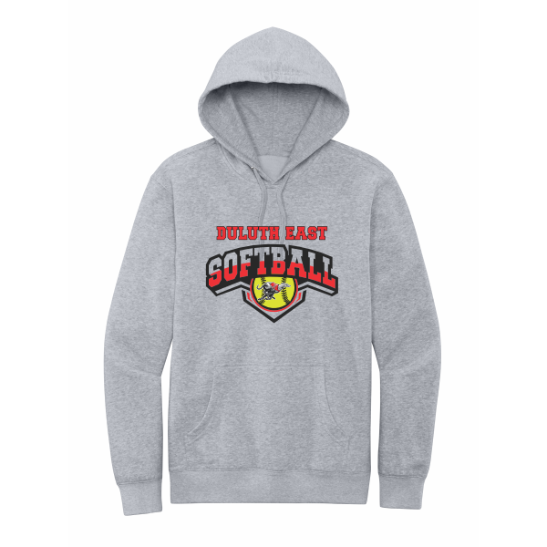 DE Softball - District® V.I.T.™ Fleece Hoodie DT6100 with full front logo