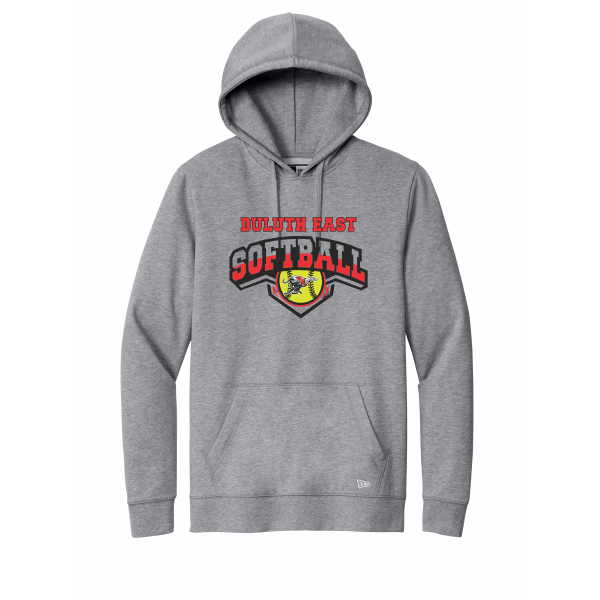 DE Softball - New Era® Comeback Fleece Pullover Hoodie NEA550 with full front logo