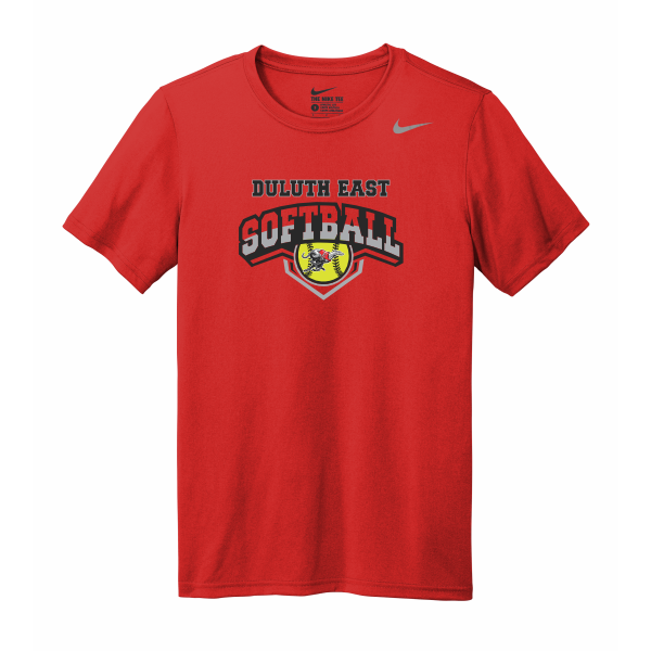 DE Softball - Nike Team rLegend Tee DV7299 with full front logo