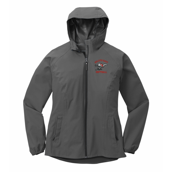DE Softball - Women's Port Authority® Essential Rain Jacket L407 with left chest logo