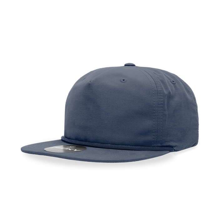 Decky 6032 Classic Rope Cap, 5 Panel Flat Bill Hat, Snapback - Premium Caps from The Park Wholesale - Just $14.95! Shop now at Pat's Monograms