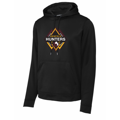 Denfeld Boys Soccer - Sport-Tek® Sport-Wick® Fleece Hooded Pullover F244 with full front logo 1