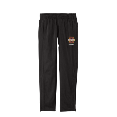 Denfeld Hockey - Youth Sport-TekYSPT95 Youth Tricot Track Jogger with embroidered D Hockey logo