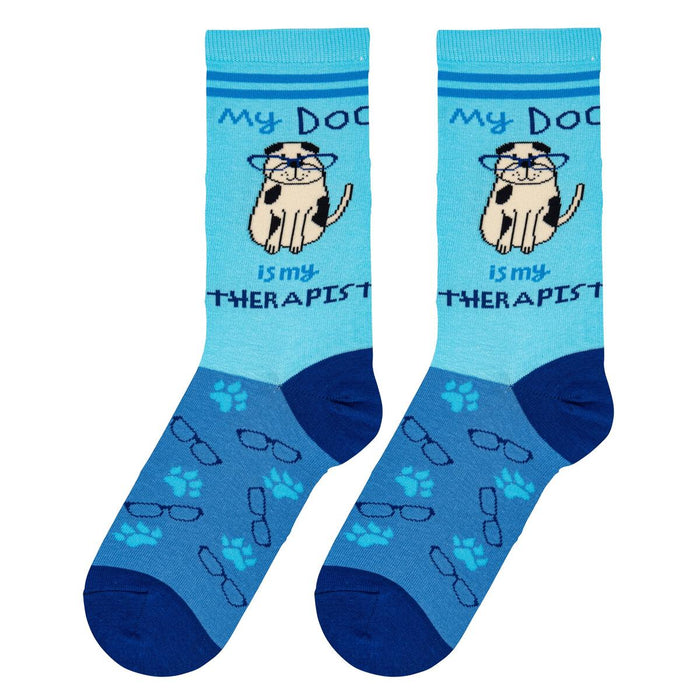 Dog Therapist Cushion Knit Socks - Women - Premium Socks from Cool Socks - Just $11.95! Shop now at Pat's Monograms