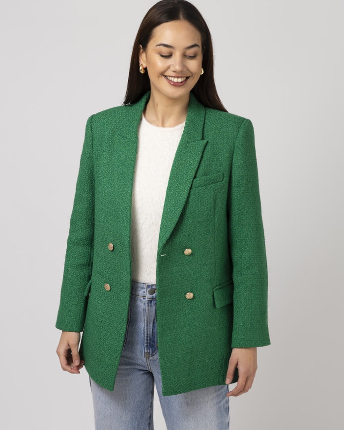 Stella + Gemma Dominique Boucle Blazer - Jade