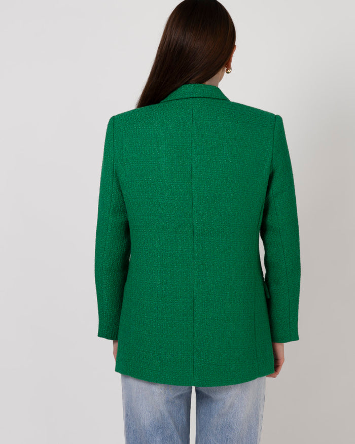 Dominique Boucle longline blazer | Stella + Gemma