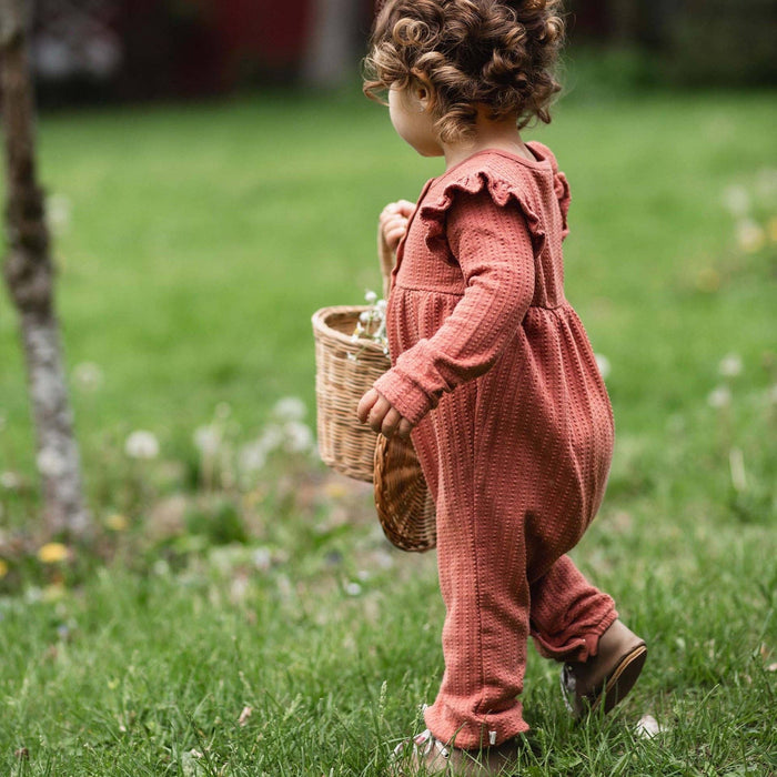 Dotted Rib Infant Jumpsuit - Premium Baby & Toddler Outfits from Burt's Bees Baby - Just $22.95! Shop now at Pat's Monograms