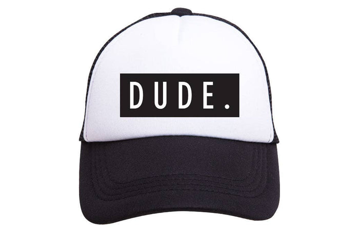 Dude Trucker Hat - Premium Trucker Cap from The Mama X™ Brand - Just $18.95! Shop now at Pat's Monograms