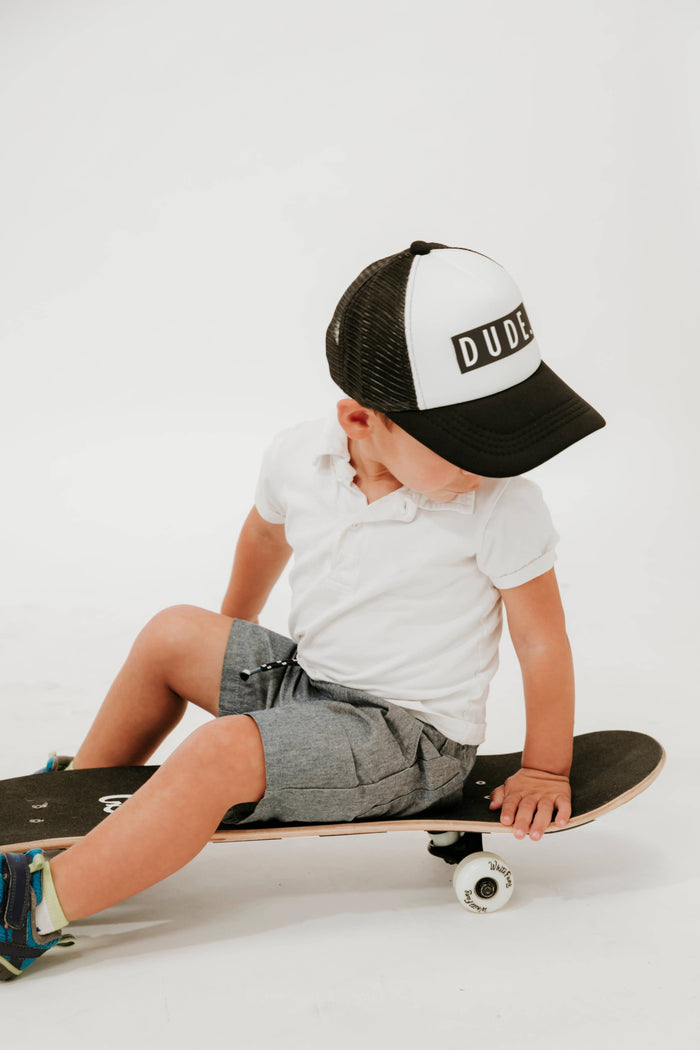 Dude Trucker Hat - Premium Trucker Cap from The Mama X™ Brand - Just $18.95! Shop now at Pat's Monograms