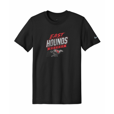 Duluth East Boys Soccer - Adult Nike Swoosh Sleeve rLegend Tee NKDX8730 with full front vintage logo