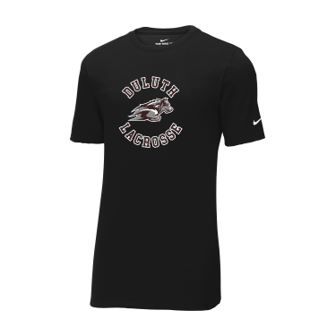 Duluth Lacrosse - Nike Dri-FIT Cotton/Poly Tee NKBQ5231 with full color Duluth Lacrosse heat transfer logo