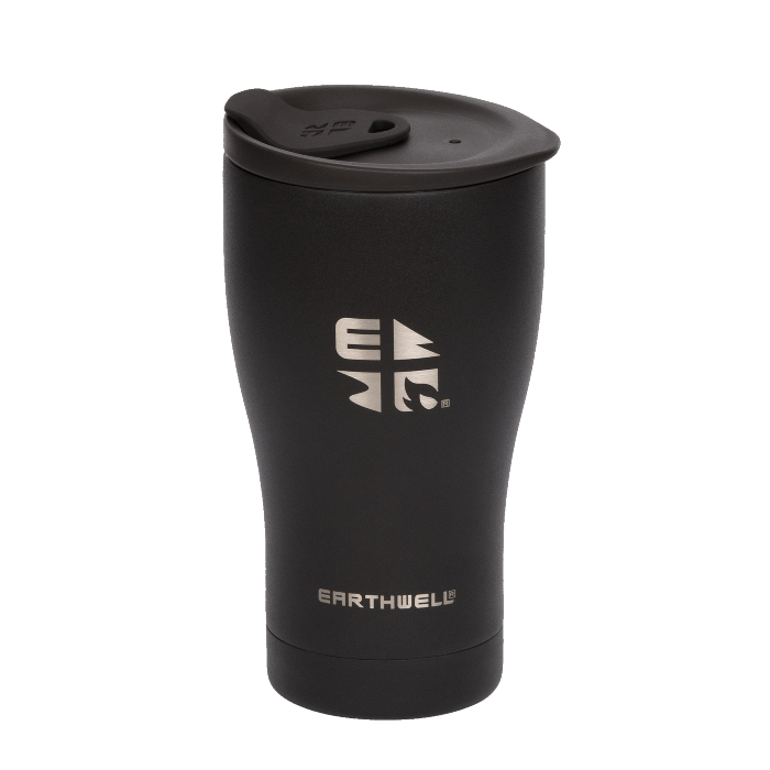 Volcanic Black Custom Earthwell Early Riser™ Tumbler 16 oz - Corporate Gifts