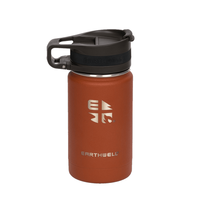 Sierra Red / 12 oz Custom Earthwell Roaster™ Loop Bottle - Corporate Gifts