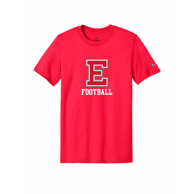 East Youth Football - Adult Nike Swoosh Sleeve rLegend Tee NKDX8730 with full front logo