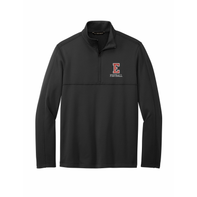 East Youth Football - Port Authority® Smooth Fleece 1/4-Zip F804 with embroidered left chest logo