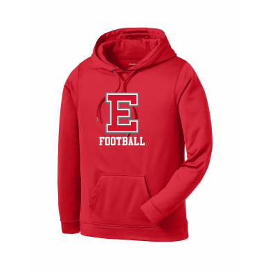 East Youth Football - Sport-Tek® Sport-Wick® Fleece Hooded Pullover F244 with full front logo