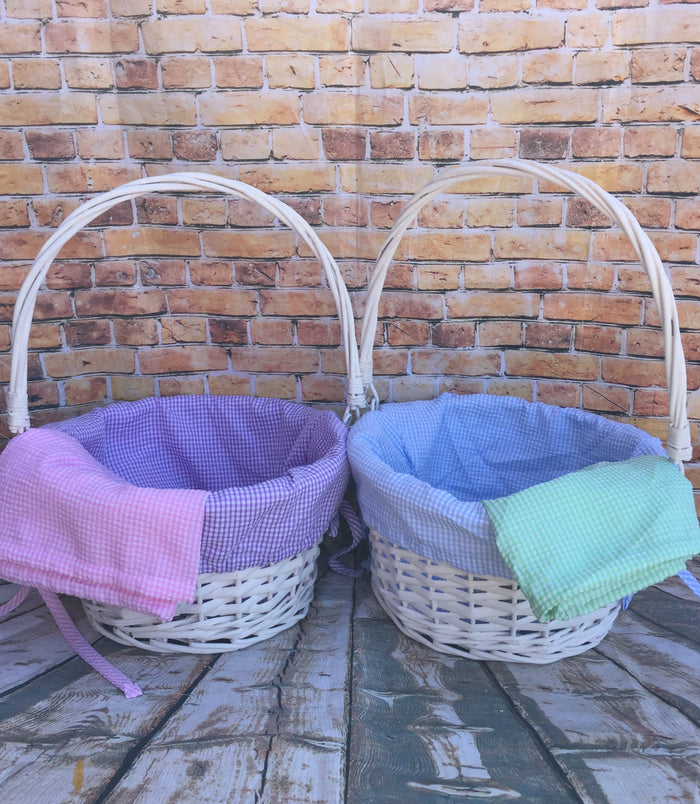 Easter Basket Liner Only with Monogram - Premium  from Burton and Burton - Just $19.95! Shop now at Pat's Monograms