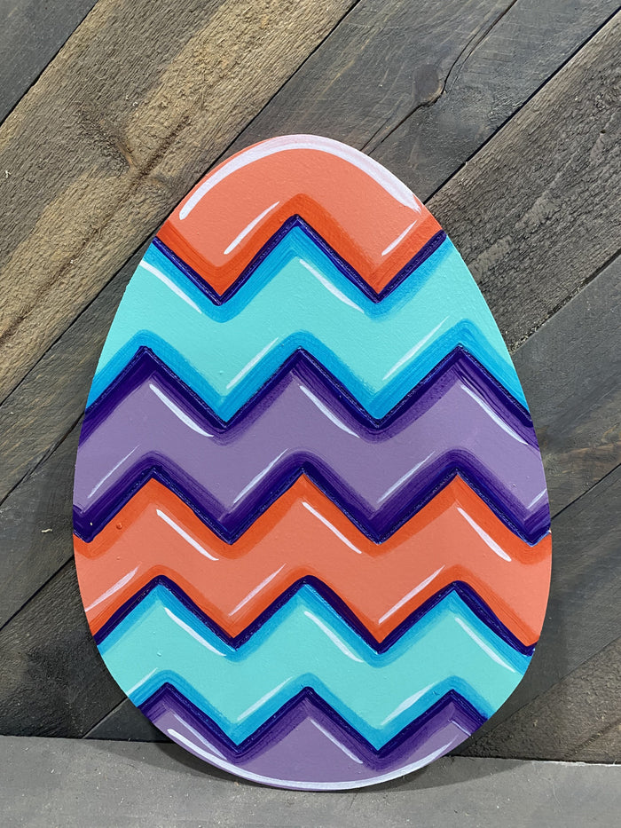Easter Egg Chevron DIY Blank