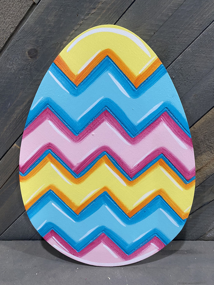 Easter Egg Chevron DIY Blank