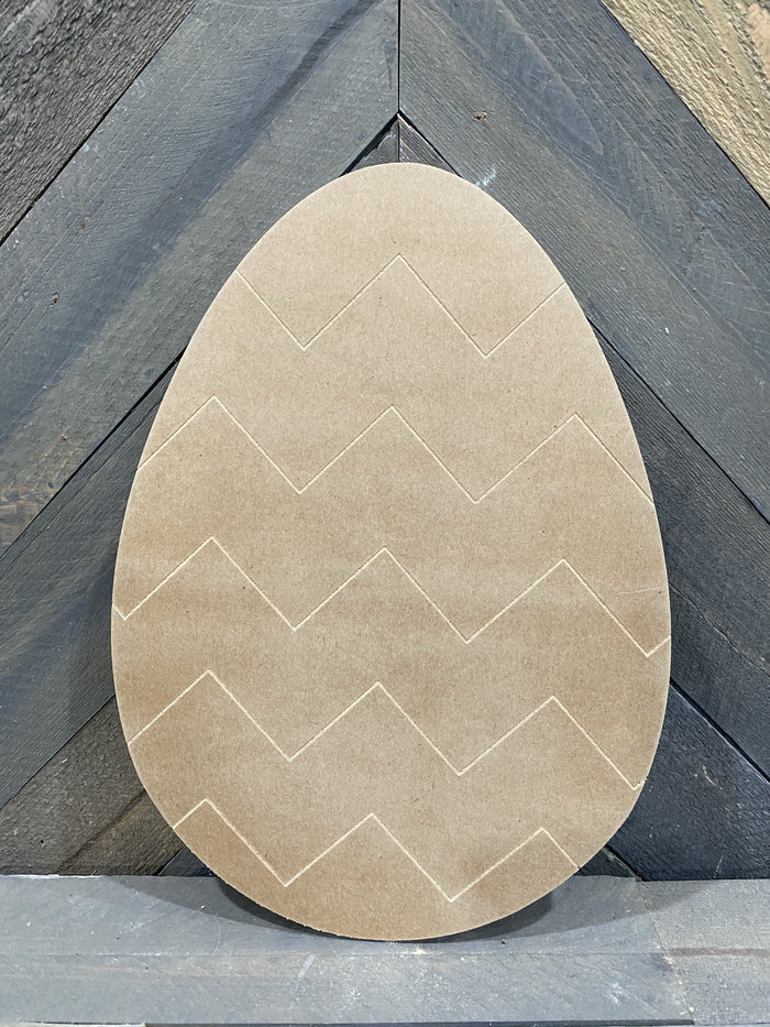 Easter Egg Chevron DIY Blank