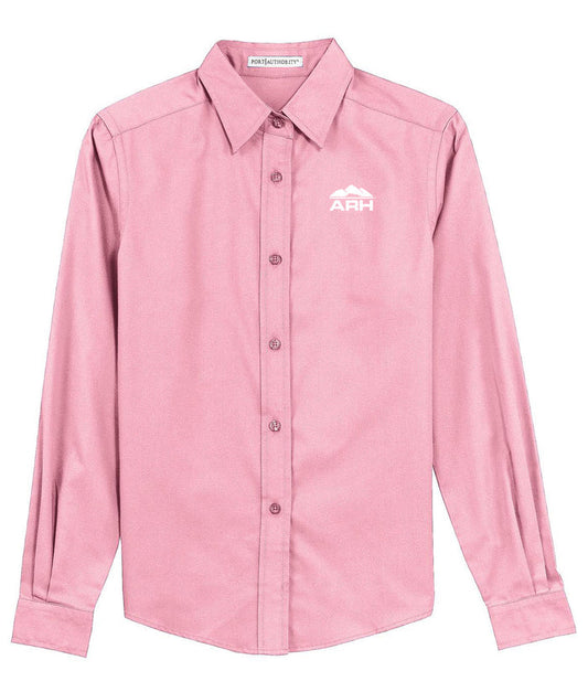 Easy Care Ladies Long Sleeve Shirt - Fashion Colors