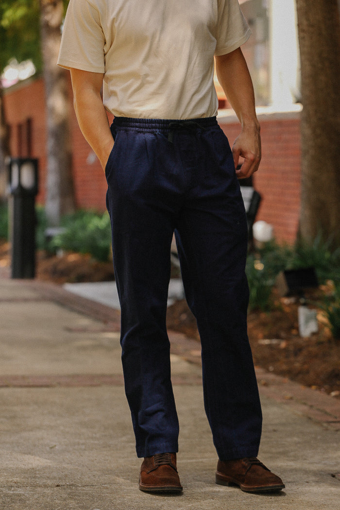 Easy Pant- Indigo Canvas