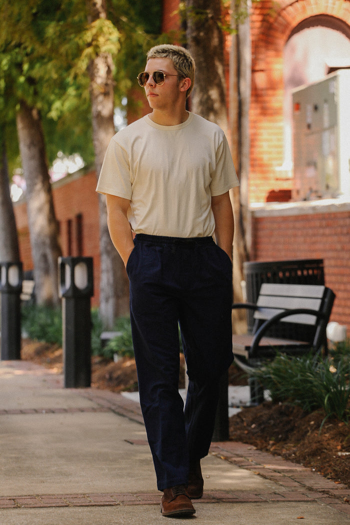 Easy Pant- Indigo Canvas