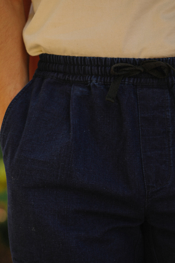 Easy Pant- Indigo Canvas