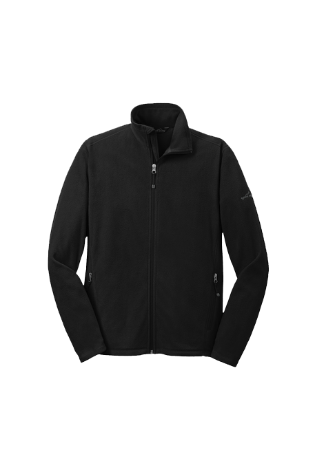 Black / Men's / XS Custom Eddie Bauer Full-Zip Microfleece Jacket - Corporate Gifts