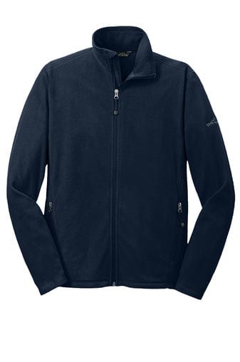 Navy / Men's / XS Custom Eddie Bauer Full-Zip Microfleece Jacket - Corporate Gifts