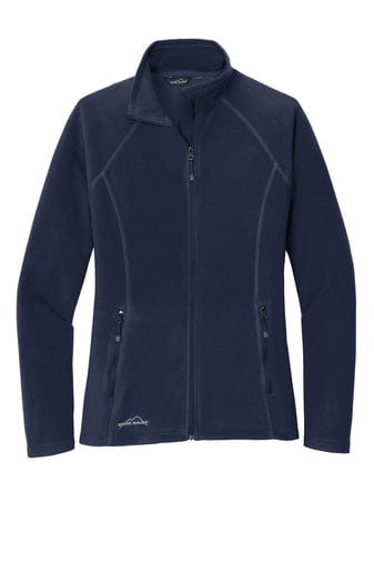 Navy / Women's / XS Custom Eddie Bauer Full-Zip Microfleece Jacket - Corporate Gifts
