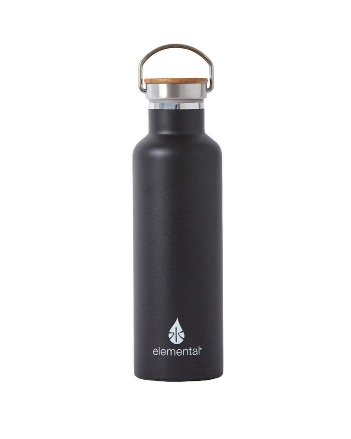 Black Custom Elemental Bottle - 25oz - Corporate Gifts
