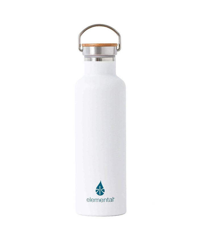 White Custom Elemental Bottle - 25oz - Corporate Gifts