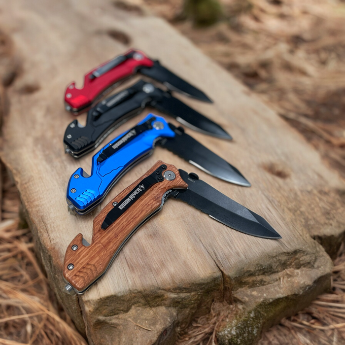 Engravable Rescue Knives - Premium Knives from Bison River - Just $19.95! Shop now at Pat's Monograms
