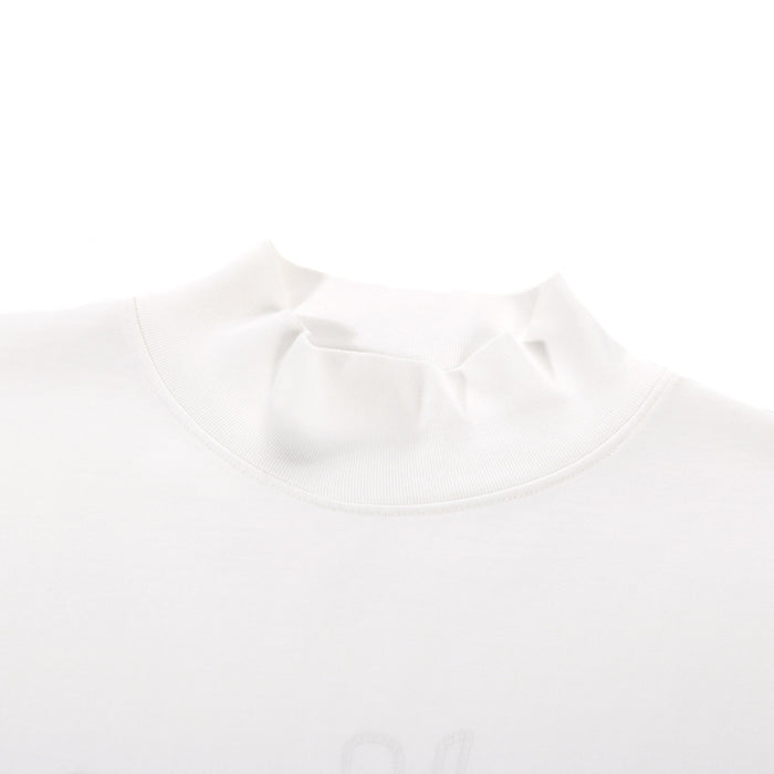 ERL MOCKNECK LONGSLEEVE T-SHIRT WHITE
