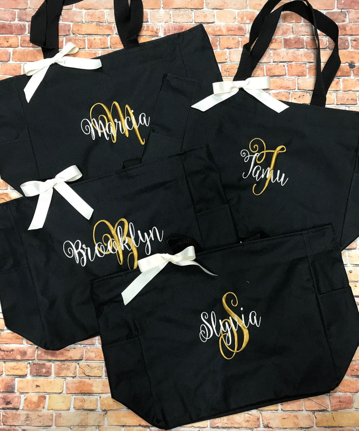 Essential Tote w/Zipper - Premium Bags and Totes from Pat's Monograms - Just $12.50! Shop now at Pat's Monograms