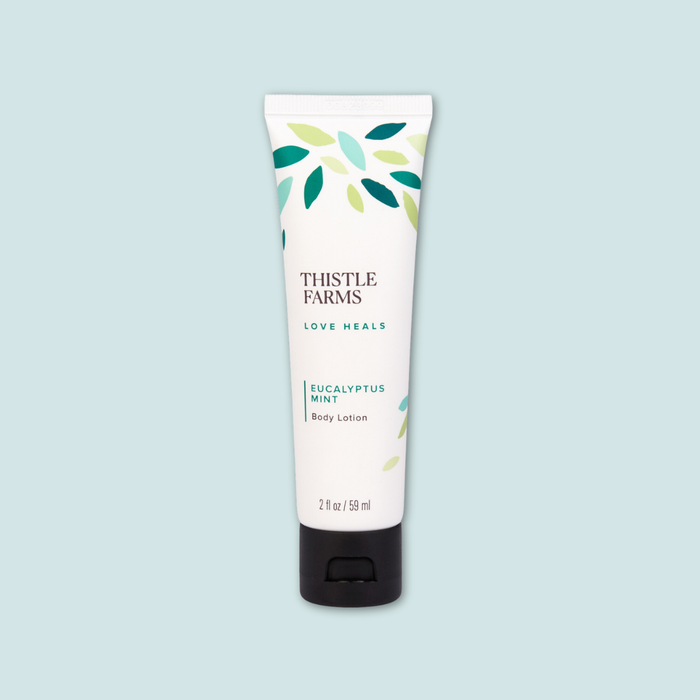 Eucalyptus Mint Body Lotion Mini 2 oz | Moringa & Coconut Oil - Premium skin care from Thistle Farms - Just $10! Shop now at Pat's Monograms