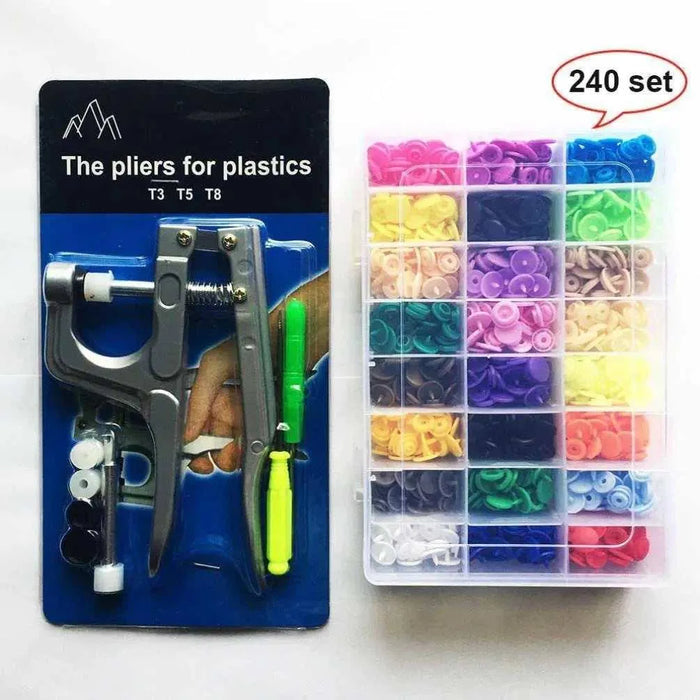 Eyelets Pliers fastener tool set snap buttons and pliers kit