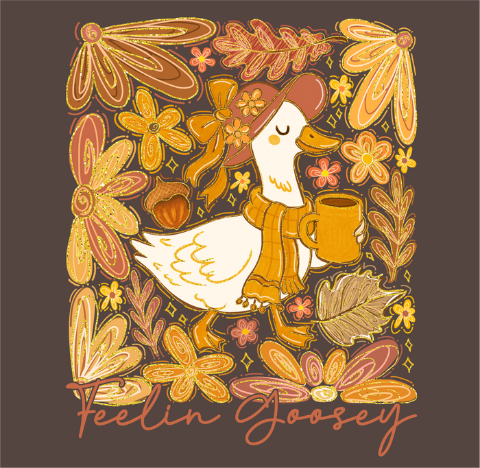Feelin' Goosie Fall Shirt - Premium Shirts and Tanks from Pat's Monograms - Just $24.95! Shop now at Pat's Monograms