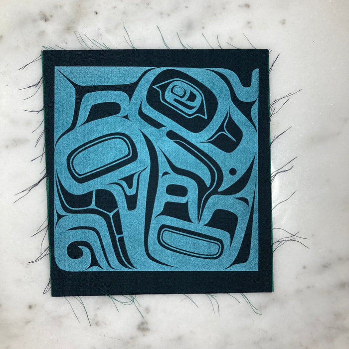 Formline Eagle Silk Screen Patch