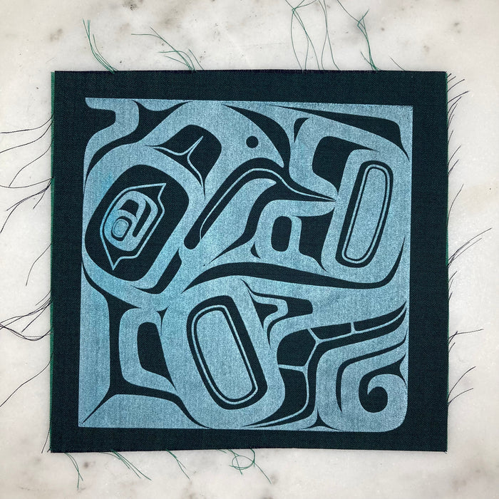 Formline Eagle Silk Screen Patch