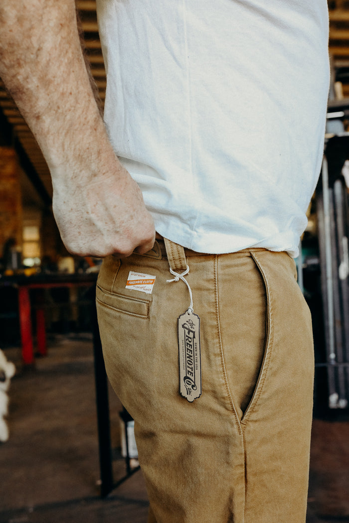 Freenote Cloth Deck Pant - Khaki