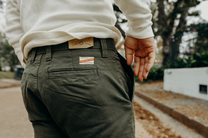 Freenote Cloth Deck Pant - Olive