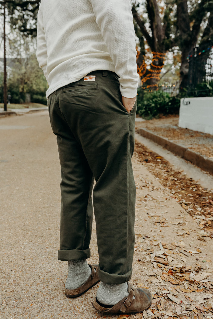 Freenote Cloth Deck Pant - Olive
