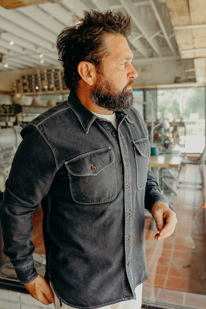 Freenote Cloth Utility Shirt- Charcoal