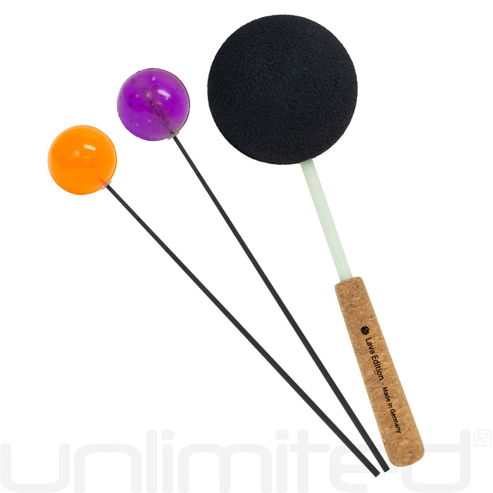Friction Mallet Set: 70 mm Ollihess & Acoustic Percussion Pair