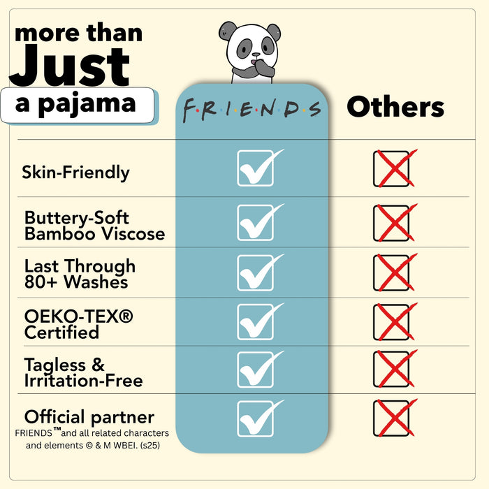 FRIENDS™: Central Perk Bamboo Convertible Footie